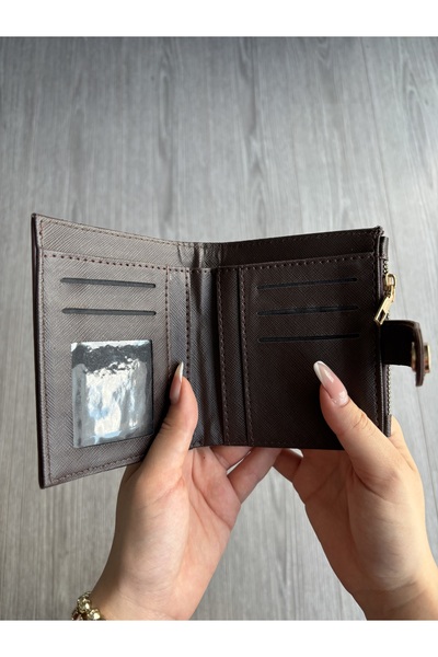 yako Coco Women's Wallet – Zippered Coin Compartment, Multi-Pocket, Leather Look Card Holder (12.5 × 10.5)