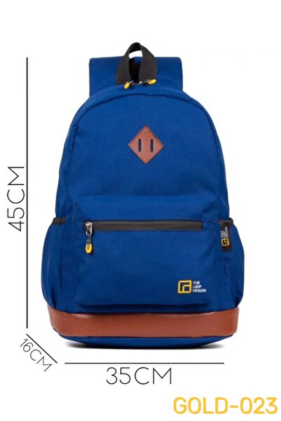 GOLDBAGS حقيبة ظهر متعددة الأغراض للمدرسة والرياضة والسفر للأم والطفل - أزرق