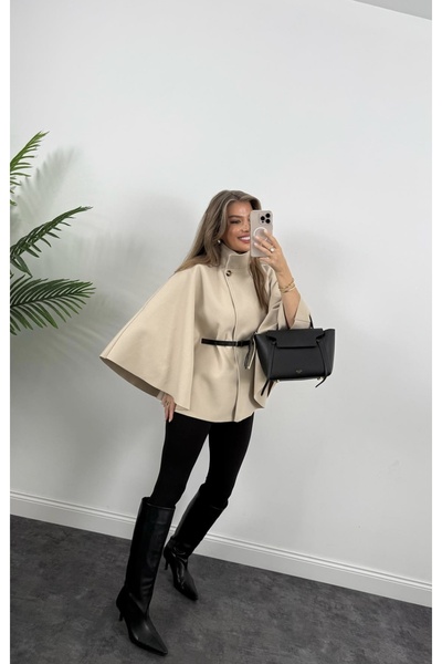 Mzr Collection ЖІНОЧИЙ ПАНЧО З ПАСОМ