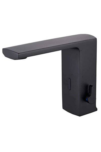 Trendy's Μπαταρία νιπτήρα TRENDY'S με αισθητήρα, έξυπνη με μίξερ, DC6V ματ μαύρο