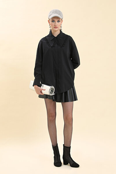 VERDA Fake Ornamental Collared Shirt