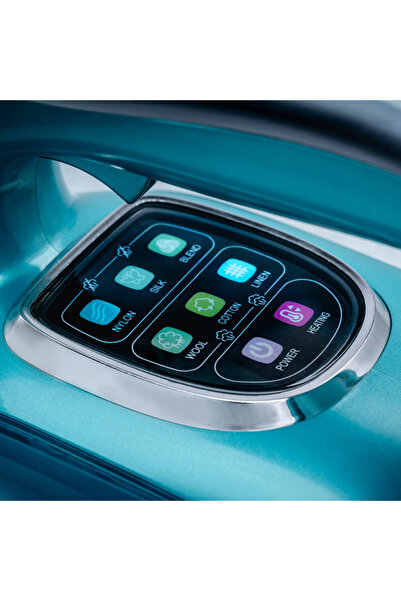 Voltz Iron with LED display Oliver OV51050L, 3200W, 350 ml, Self-clean,Anti-drip&limescale,Turquoise