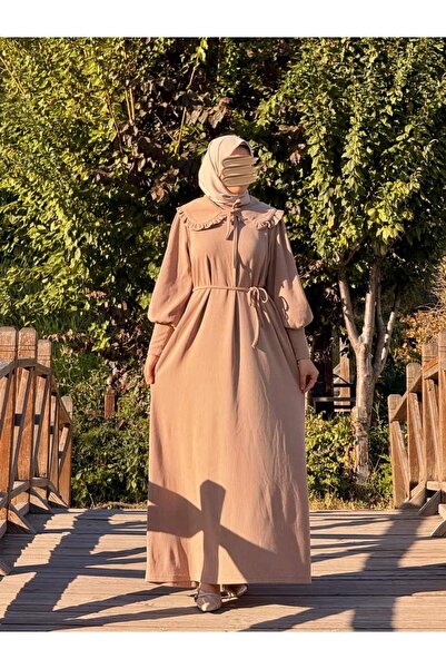 Nissra فستان أنكانور المحبوك بياقة للأطفال ANKA255106