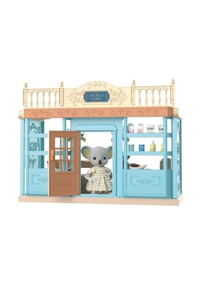 dalip Dollhouse with Figurines and Furniture, Bakery