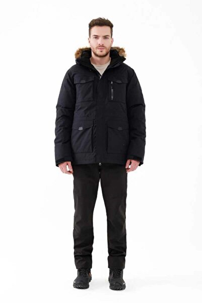 2AS Saalbach Down Jacket Erkek Siyah Mont