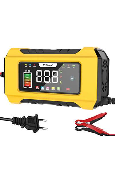 Choice شاحن بطارية السيارة الأوتوماتيكي بالكامل 12 فولت 6 أمبير بمقبس الاتحاد...