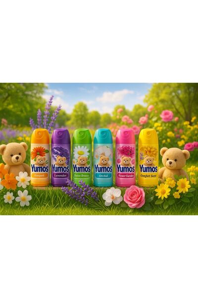 Yumoş Pack of 6 refills, YUMOS room air freshener, 260 ml