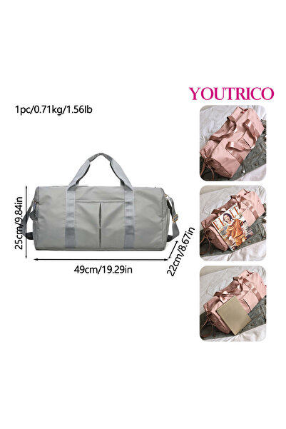 Youtrico Unisex sports bag,separates wet and dry items,hold shoes,yoga and fitness