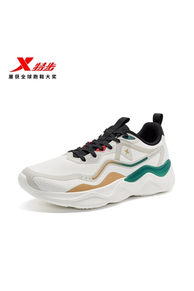 Xtep Barbati Canvas Alb/Maro Gri01 Pantofi de alergare 6912670646010