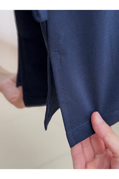 BENAHOLL Φούτερ με λεπτομέρεια με κορδόνια στα μανίκια Capedra-EU3089 Navy Blue