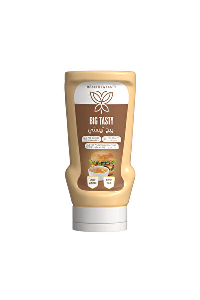 Healthy And Tasty co صلصة صحية ولذيذة بنكهة المايونيز المدخن 340 مل