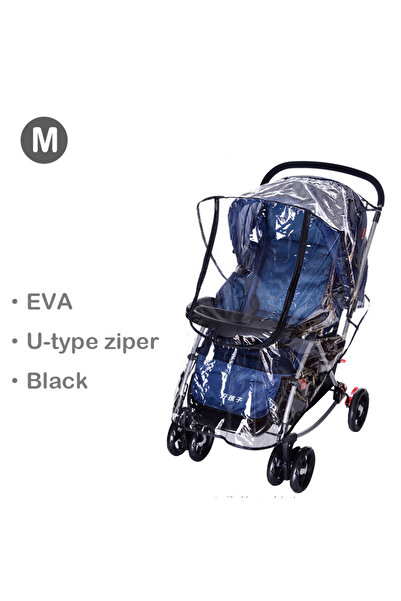 Choice ملحقات عربة الأطفال EVA-U open-M EVA غطاء شفاف مقاوم للماء والمطر وواق...
