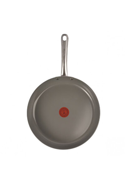 TEFAL Frying pan C4240443 +, 24 cm, Ceramic coating, Thermo-Signal&Fusion,Spot, Induction, Gray