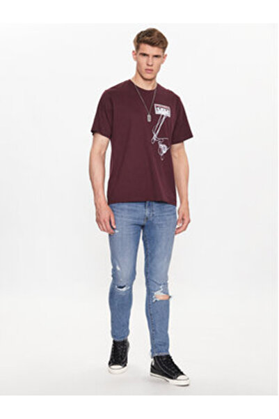 Levi's Ανδρικό T-Shirt Levi's 16143-1011 Μπορντό