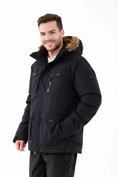 2AS Saalbach Down Jacket Erkek Siyah Mont