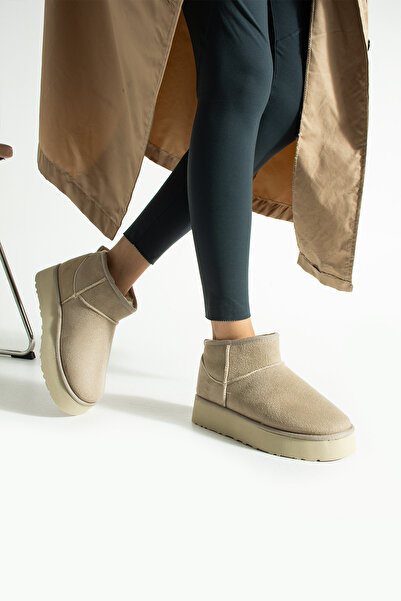 nevanın pabuçları Tarya Women's Boots with Fur Inside, Thick Sole, Comfortable Fit