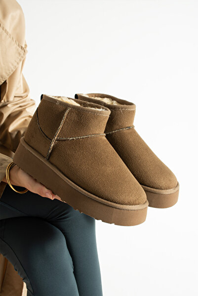 nevanın pabuçları Tarya Women's Boots with Fur Inside, Thick Sole, Comfortable Fit