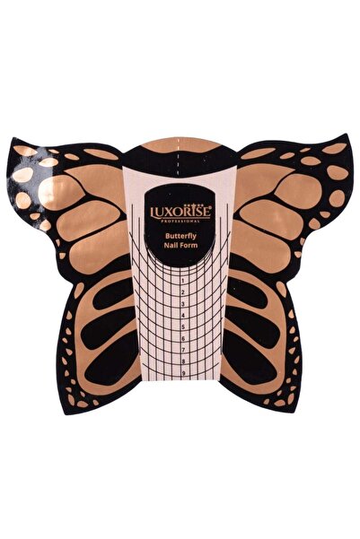 LUXORISE Butterfly Nail Art Templates, 50 pcs