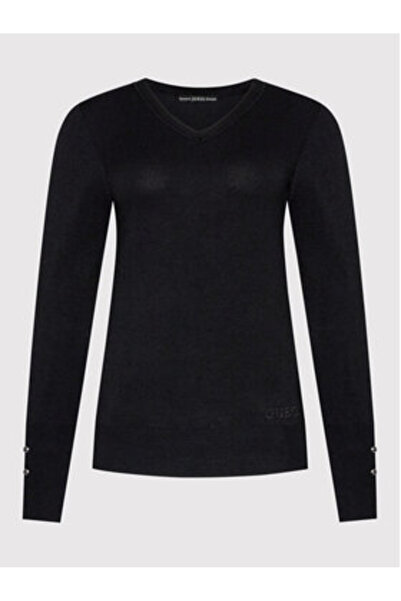 Guess Pulover negru pentru femei W2YR31Z2V62