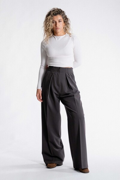 SEPANU COLLECTION Kadın Bel Detaylı Palazzo Pantolon