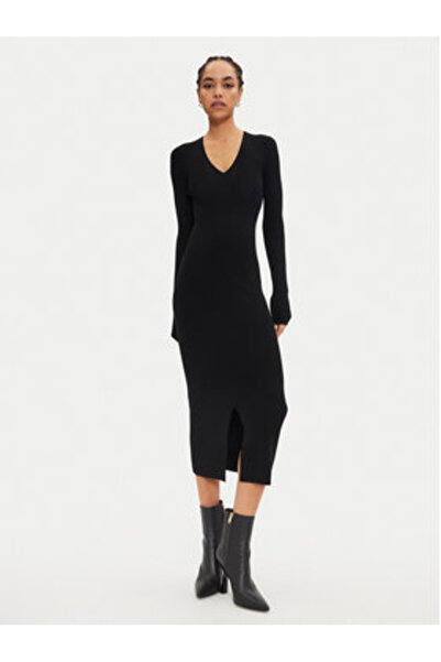 Calvin Klein Rochie tricotată pentru femei K20K207491 Negru