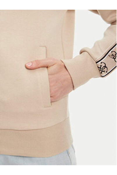 Guess Hanorac bej pentru femei V2YQ16KB3P2