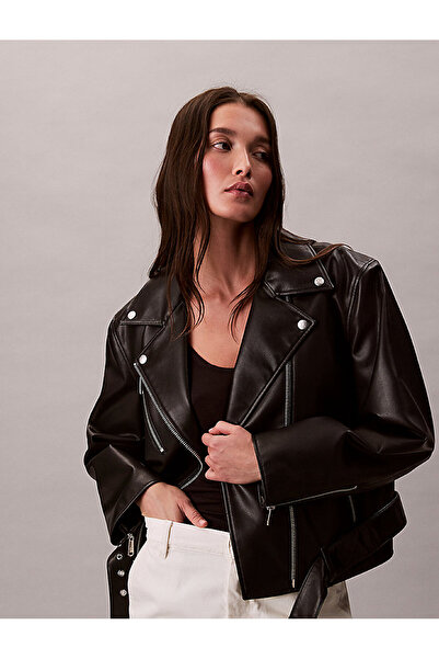 Calvin Klein Women's Faux Leather Jacket
