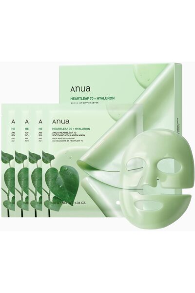 Anua Heartleaf ANWA Heartleaf 70 Soothing Collagen Mask - 38 g