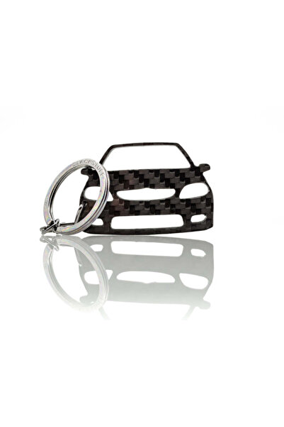 BlackStuff Carbon Fiber Keychain Keyring Ring Holder Compatible with Saxo Vts MK2 BS-752