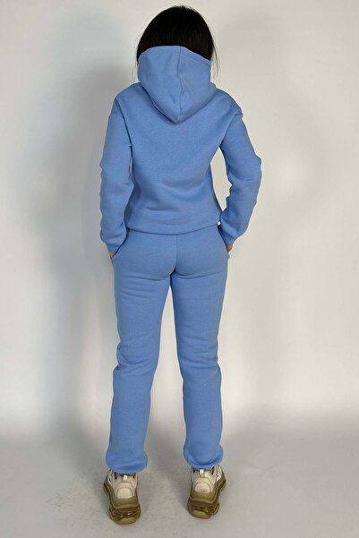 WildFashion Trening fashion OVERSIZE din bluza si pantaloni accesorizat cu strasuri colorate V627-4