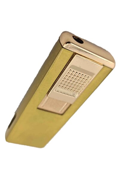 dalimag Metal Gas Lighter, Windproof, Refillable, Gold, Box,