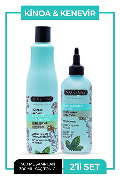 Morfose Kinoa saç şampuanı+saç toniği