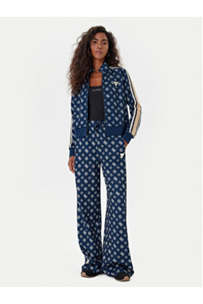 Guess Women's Navy Blue Sweatshirt V5YQ07K0282