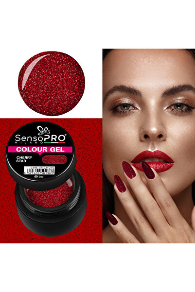 SensoPRO Milano Gel UV colorat Cherry Star 5ml,