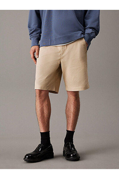 Calvin Klein شورت تشينو كلاسيكي للرجال من القطن