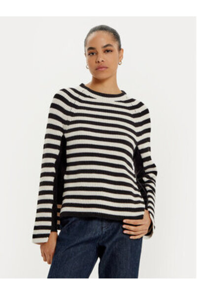 Oui Γυναικείο Πουλόβερ 89169 5540109 Μαύρο