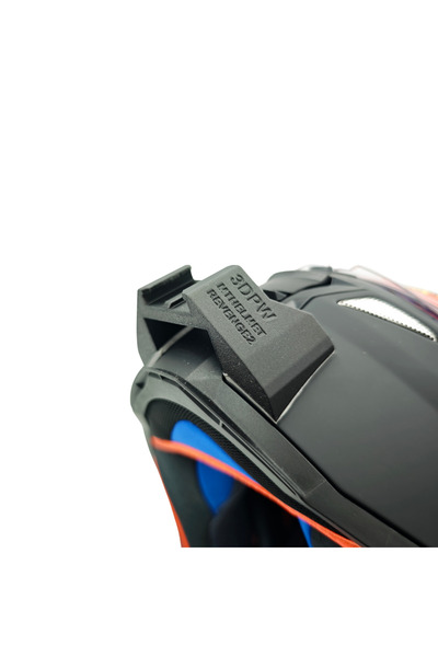 3DPW MT HELMETS REVENGE 2 Helmet compatible chinmount action camera jaw attachment set