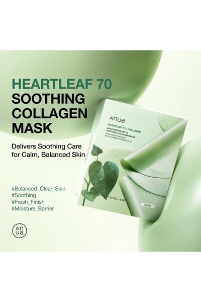 Anua Heartleaf ANWA Heartleaf 70 Soothing Collagen Mask - 38 g