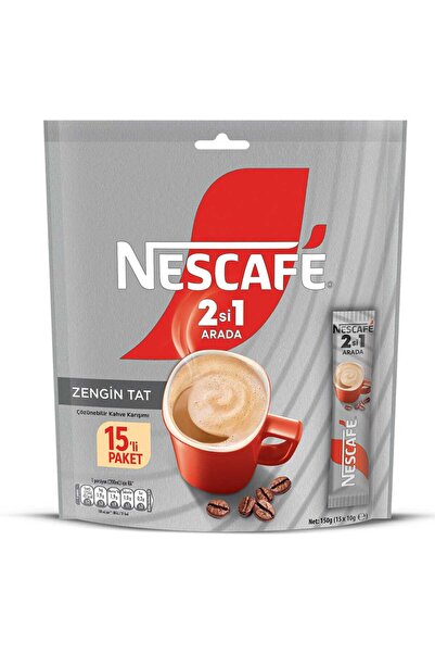 Nescafe Nescafé 2si1 Arada Sütlü Köpüklü Çözünebilir Kahve 10g 20'li paket