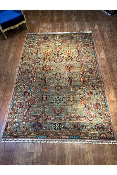 İpek El dokuma Afgan halısı