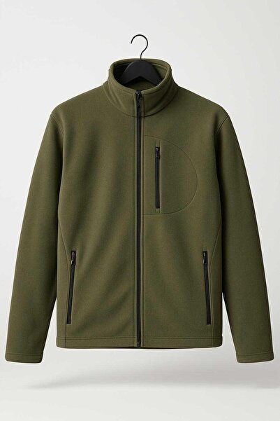 MOONBULL Men's Winter 3 Zipper Fleece Jacket