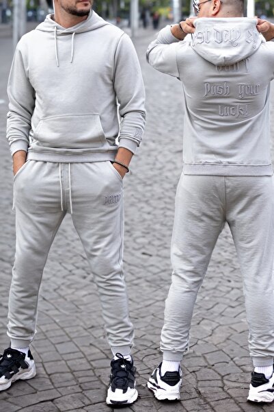 EXCLUSIVE STYLE Cotton tracksuit - PRiMal GRAY