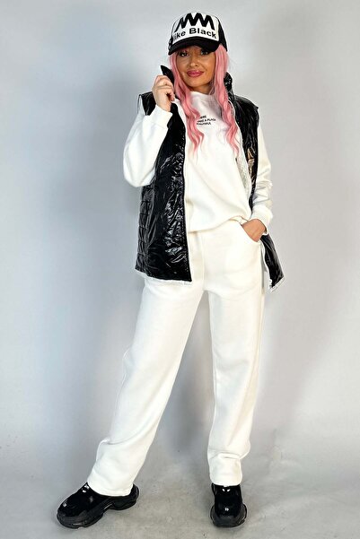 WildFashion Casual σύνολο που αποτελείται από ένα γυαλιστερό γιλέκο και μια μ...