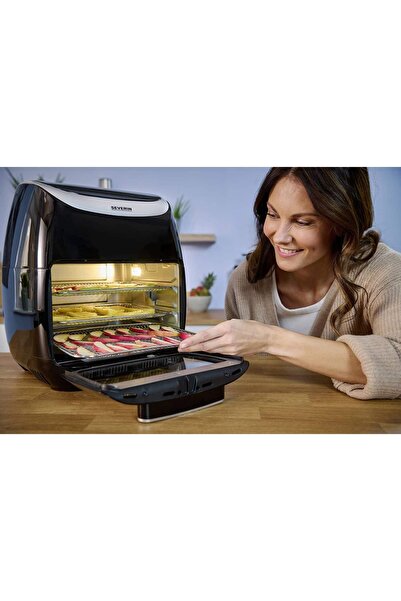 Severin Friteuză cu aer, Severin, S2446, 2000 W, 11 litri, neagră