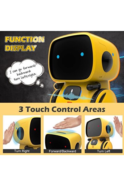 Generic Smart Talking Robot Toys for Kids 3-5 | Voice Control, Touch Sensor, Singing, Dancing & Repeating