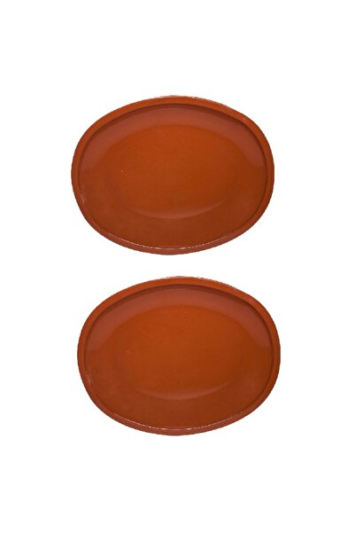 COK Set of 2 oval plates CERAMICA 31x25cm