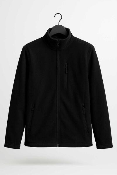 MOONBULL Men's Winter 3 Zipper Fleece Jacket