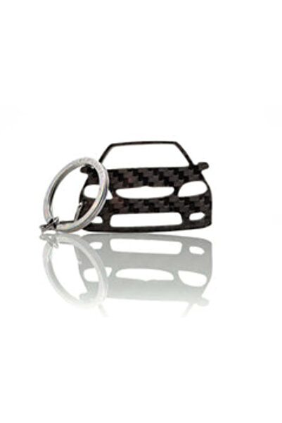 BlackStuff Carbon Fiber Keychain Keyring Ring Holder Compatible with Saxo Vts MK2 BS-752