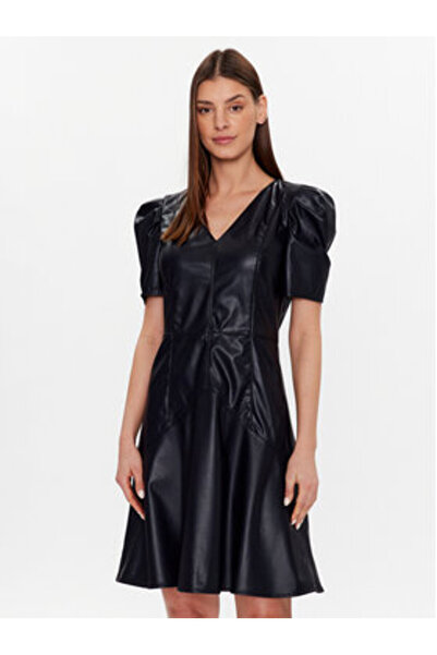 Dkny Γυναικείο Φόρεμα από Δέρμα DD2K4479 Μπλε Σκούρο Μπλε