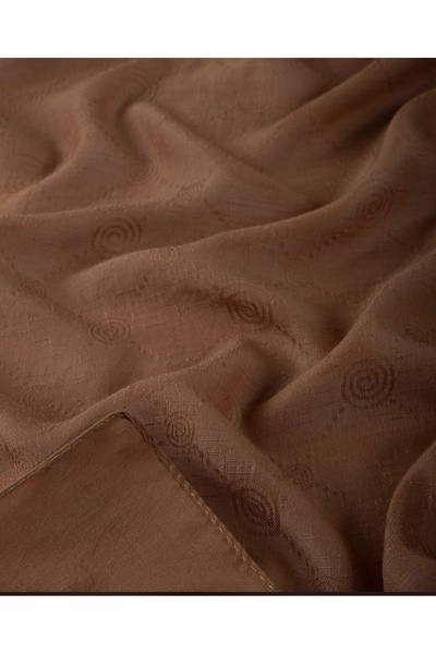 Aknur Moda Mercan Jacquard Shawl